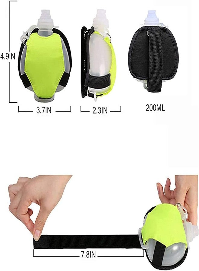 Prachit Portable Mini Wrist Water Bottles Sports Water Bottle Creative Fluorescent Color Handheld Water Bottle Outdoors Running Cycling Climbing and Gym Outdoor Activity - 200 ML - Image 3